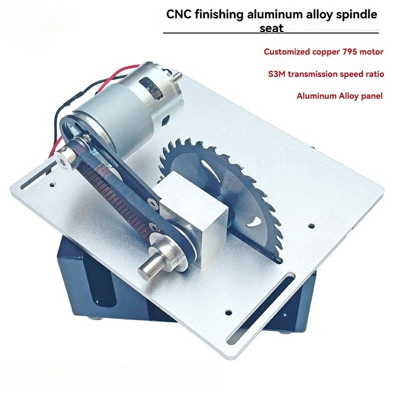 Mini Table Saw For Woodworking - Mini 120W Tischkreissäge Einstellbare Multifunktionale Tischkreissäge