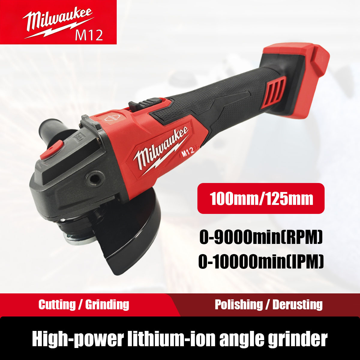 Milwaukee M12 M18 Bürstenloser – Brushless Angle Grinder Battery Powered Bewertung und Preis