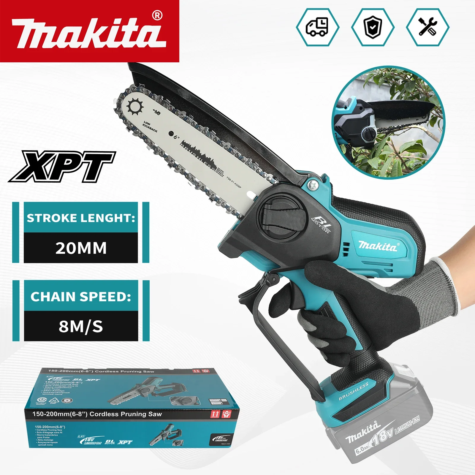 Makita UC286 6-Zoll-Kettensäge – Mini Electric Chainsaw 6 Inch Bewertung und Preis