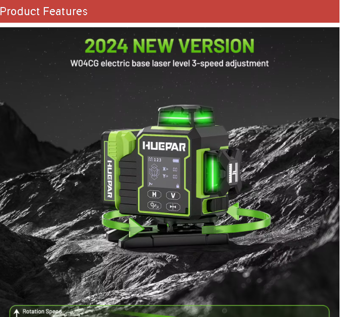 2026 Huepar W04CG Grüner Laser – Laser Level 16 Lines 4D Green Bewertung und Preis