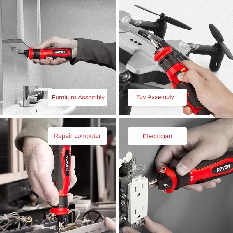 Devon 4v mini elektrischer sch – Electric Screwdriver Rechargeable Usb Bewertung und Preis