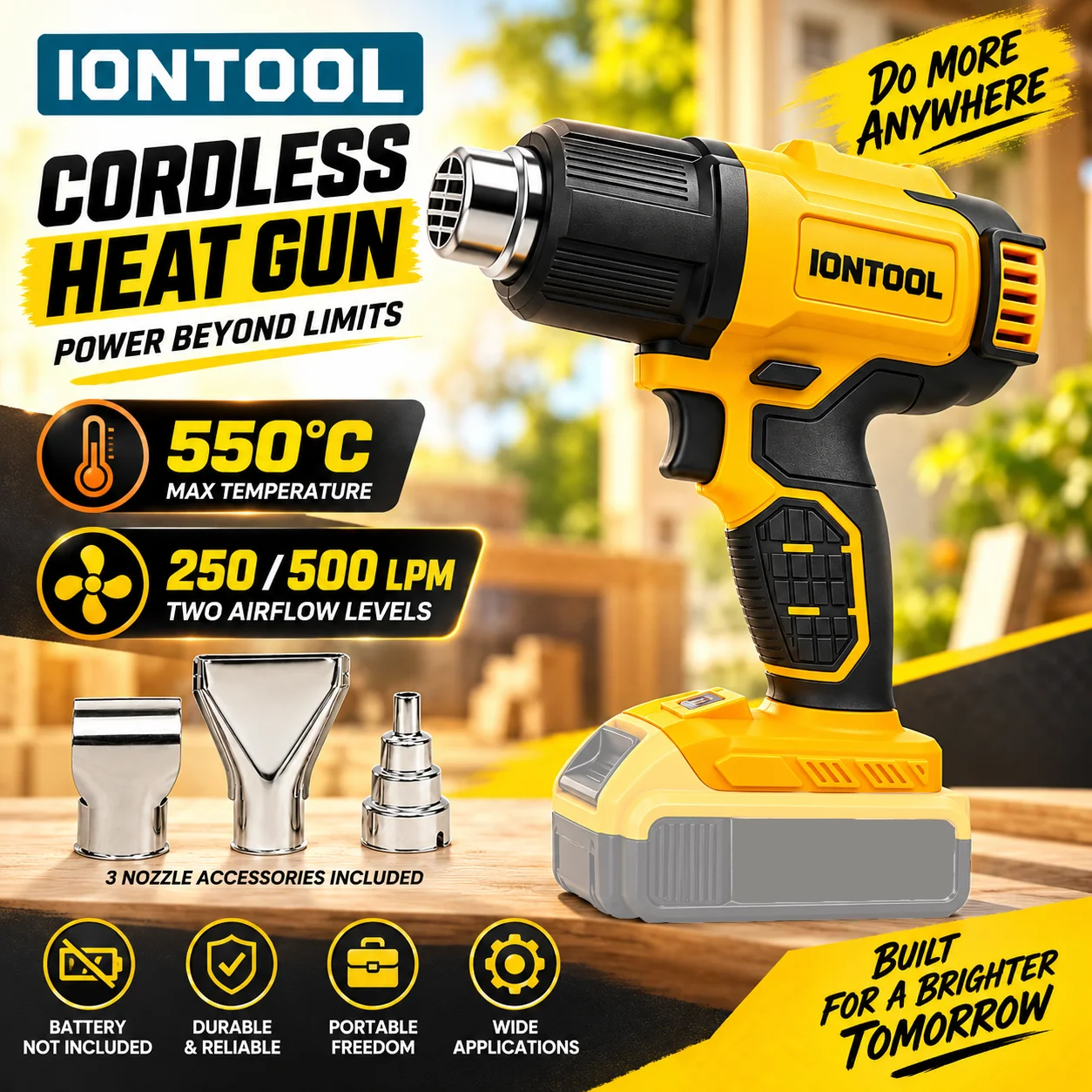 IONTOOL Akku-Heißluftpistole 5 – Cordless Heat Gun For Shrink Tubing Bewertung und Preis