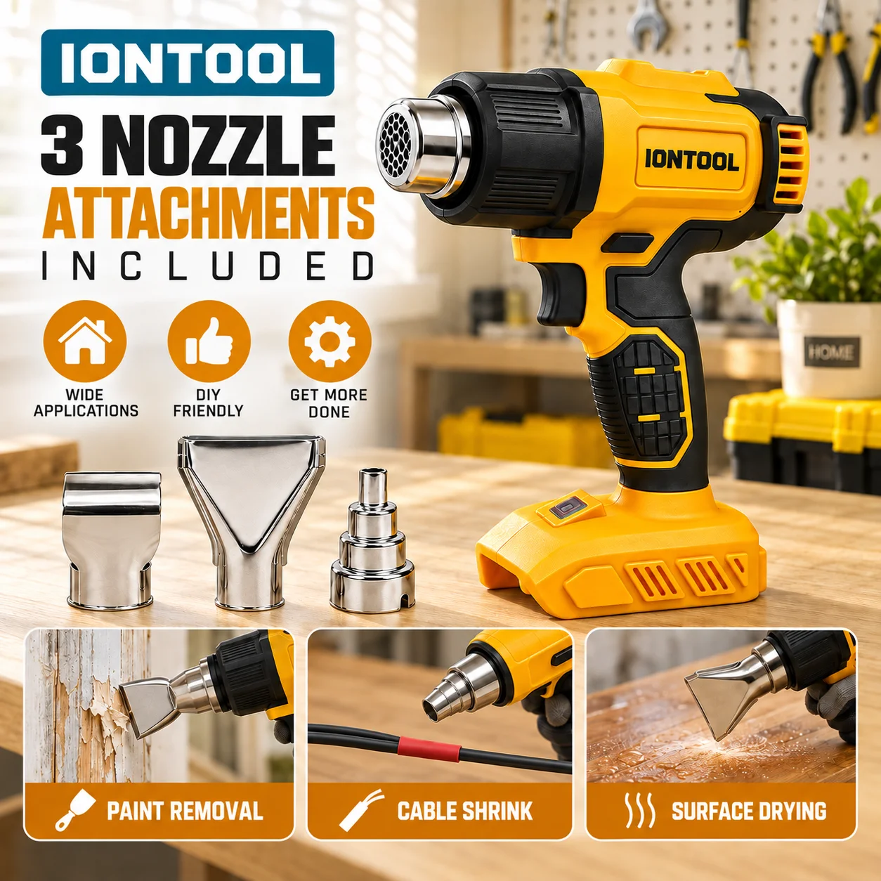 IONTOOL Bürstenloser Akku-Heiß – Cordless Heat Gun For Shrink Tubing Bewertung und Preis